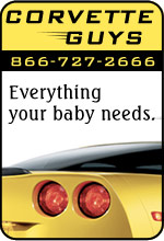 Corvette Guys ad with picture of Corvette and phone